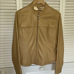 Marvin Richards Tan Leather Jacket